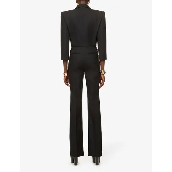 NWT Saint Laurent Black Tailored Jumpsuit - Picture 4 of 6